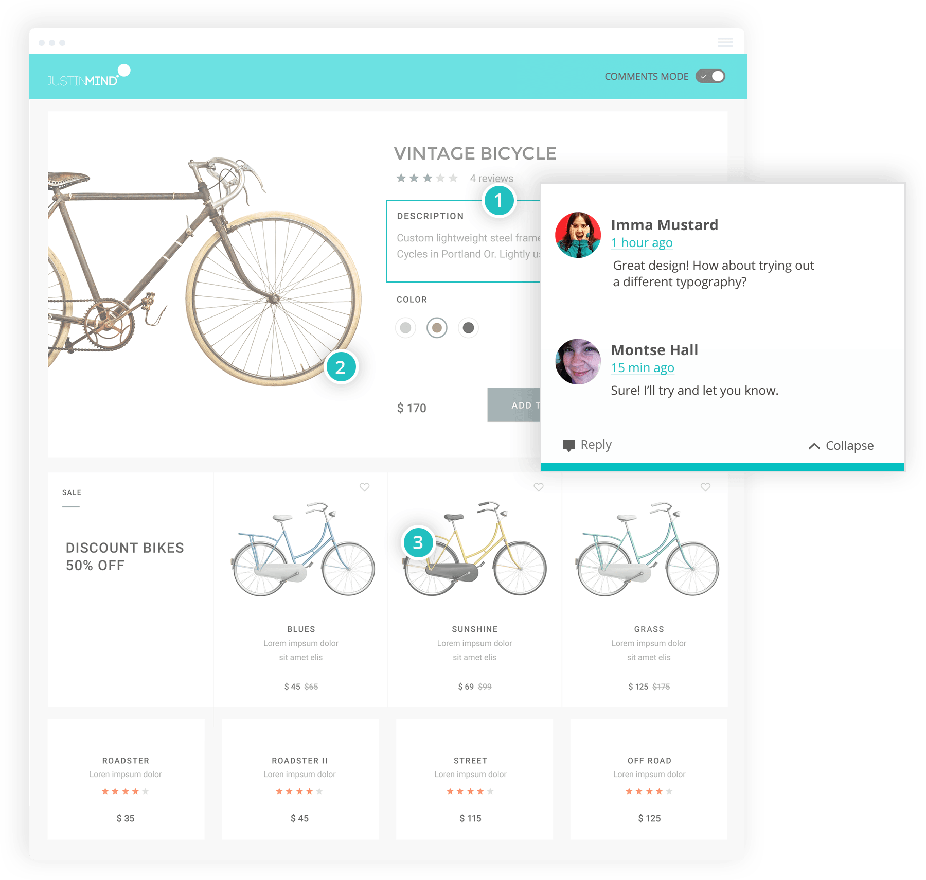 Công cụ thiết kế UX-UI Justinmind Prototype