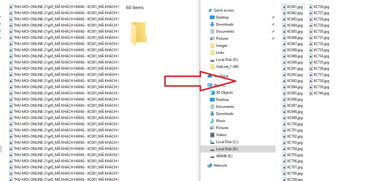 Đổi tên file bằng lệnh Powershell